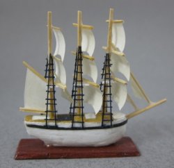 Sailing Ship - White Hull